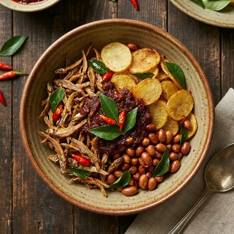 Sambal Ikan Bilis Kentang Garing: Resipi & Petua Legend Tahan Lama