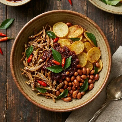 Sambal Ikan Bilis Kentang Garing: Resipi & Petua Legend Tahan Lama